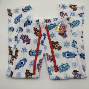 Care Bears Snowflake Pajama Pants Women's Size S Winter Holiday Nostalgia NWT